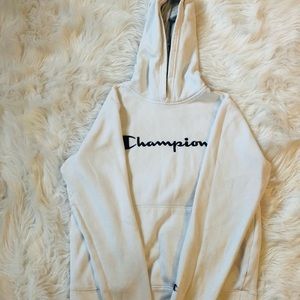 White champion hoodie / Large / worn